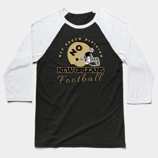 New Orleans Football Vintage Style Baseball T-Shirt